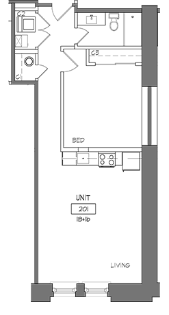 Modern loft apartments